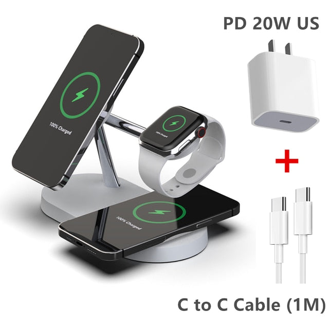 3-in-1 Wireless Magsafe Charger Stand - Positive Promises SLM