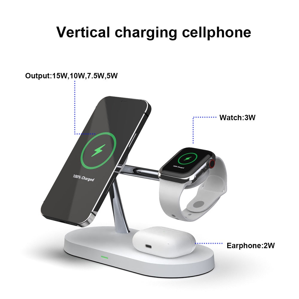 3-in-1 Wireless Magsafe Charger Stand - Positive Promises SLM