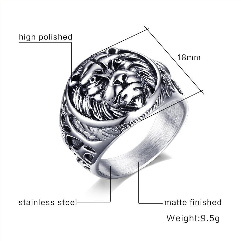 Lion Head Rings - Positive Promises SLM