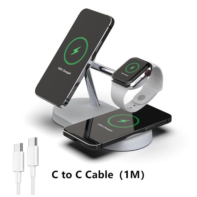 3-in-1 Wireless Magsafe Charger Stand - Positive Promises SLM