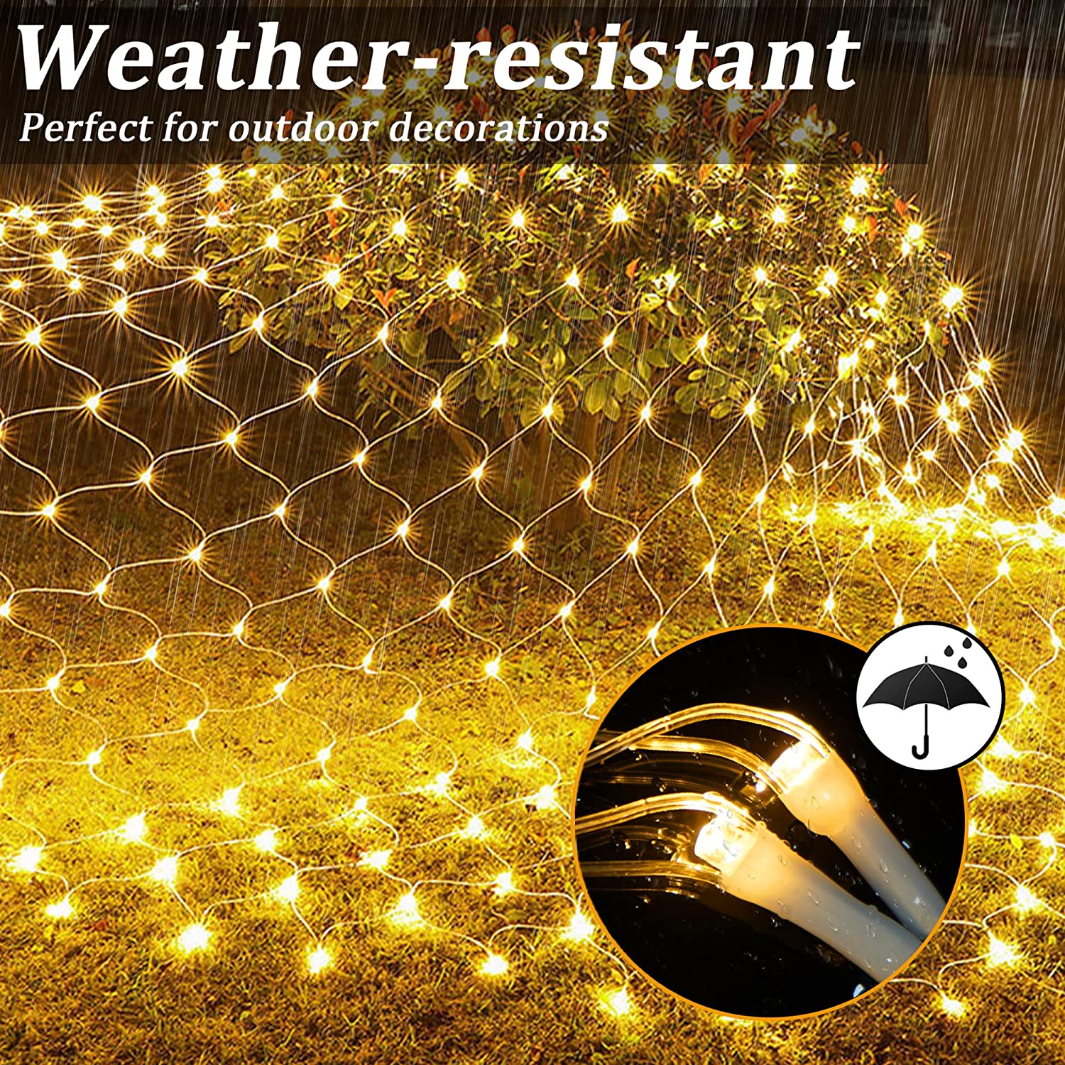 Net Mesh Solar Fairy Lights - Positive Promises SLM