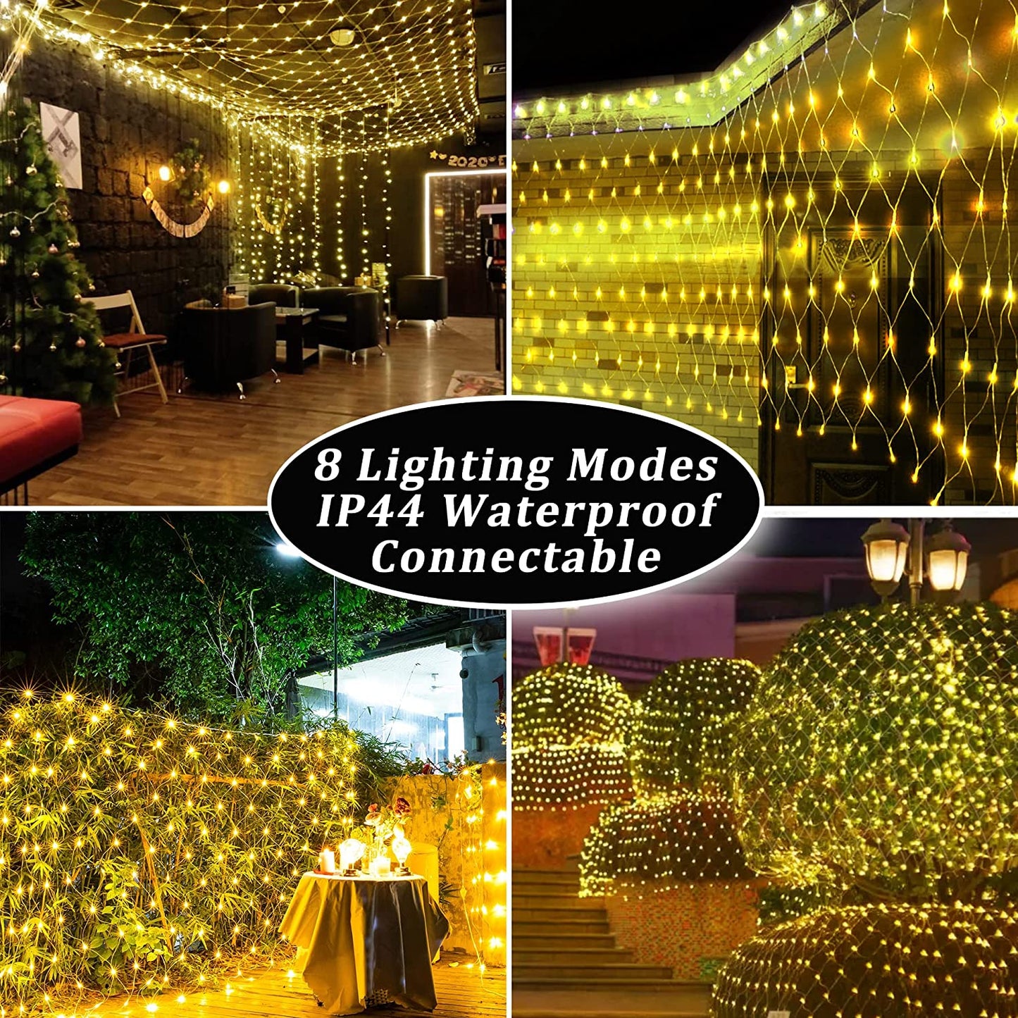 Net Mesh Solar Fairy Lights - Positive Promises SLM